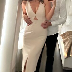 Alice + Olivia Dash Midi Blush Pink Dress
